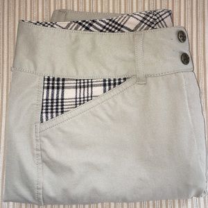 5/A Baker 30 breech tan plaid riding pants